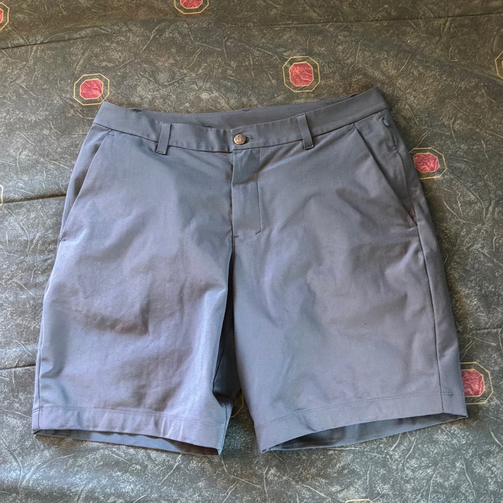 Lululemon ABC Classic-Fit Short 9" Warpstreme 32 Blue Golf Athletic Sporty
